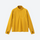 Breathable warm fleece pullover with half zip - mustard boxfleece half-zip sweatshirt, for camping and outdoor weekends