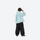 Kids 3L waterproof snow jacket and pants suit - ice blue jacket with black pants, for youth snow play and sledding