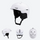 Lightweight ski helmet with integrated goggle look - snow helmet color options, for skiing and snowboarding