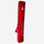 Water-resistant ski travel bag for skis and poles - red extended waterproof ski bag, for airport and road trips