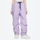 Men's 2-layer snowboard jacket and pants - lavender snow pants, on-model front view, for resort and street wear