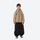 Kids breathable snowboard jacket and bib pants set - tan jacket with black pants, for cold-weather winter outdoor fun