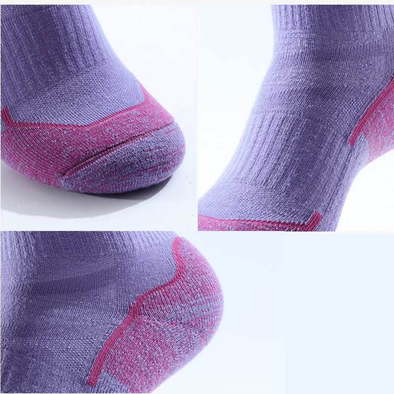 Women's cushioned merino wool trekking socks - merino wool hiking socks, for travel and city walks