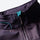 Breathable water-repellent camo softshell set - purple, collar zip close-up detail, for hiking and travel