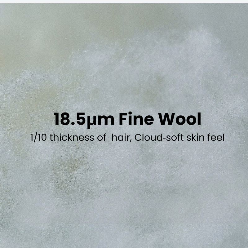 Fine 18.5 micron merino wool hooded neck warmer - merino wool balaclava, for winter mountain trips