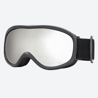 
                  
                    Aurora kids' cartoon Mag-Tech cylindrical ski goggles - black frame silver white cylindrical ski goggles
                  
                