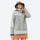 Breathable 3-layer shell with removable fleece liner - gray white colorblock jacket, for spring autumn and winter wear