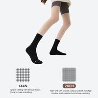 
                  
                    Machine washable merino wool crew socks - merino wool socks on feet, for daily commute and office
                  
                