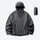 Packable hooded sun jacket for outdoor - dark gray sun jacket, for cycling and commuting