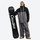Men's waterproof 2L pullover snow jacket and pants - black and gray colorblock, for cold-weather winter sports