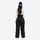 Women's colorblock snowboard jacket with wide-leg pants - black wide-leg snow pants with white top, on-model back view
