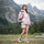 Women's waterproof hardshell rain jacket with vents - pink hardshell jacket, for cold-weather outdoor wear