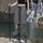 Women's breathable convertible pants with zip legs - dark gray zip-off hiking pants with black top, for warm-weather trekking