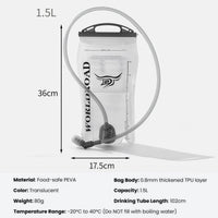 
                  
                    Leak-proof hydration reservoir for backpacks - 1.5l food-grade hydration bladder, for skiing and ski touring
                  
                