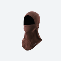 
                  
                    Woolly merino wool balaclava facemask and neckwarmer - brown merino wool balaclava, for hiking and trail walking
                  
                