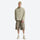 Featherlight sun jacket UPF100 with hood - khaki green featherlight sun jacket on men, for travel and city walks