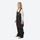 Kids 3L waterproof snow jacket and pants suit - black bib pants, kids on-model side view, for kids skiing and snowboarding