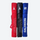 Water-resistant ski travel bag for skis and poles - red black blue extended ski bags, for snow sports travel