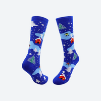 
                  
                    Kids breathable knee-high merino ski socks - kids print merino ski socks, for cold-weather school days
                  
                