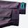 Breathable water-repellent camo softshell set - purple, cuff elastic and strap close-up detail, for resort and street wear