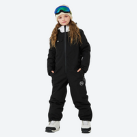 
                  
                    Kids breathable 2-layer jumpsuit ski suit - black kids one-piece snow suit, for kids skiing and snowboarding
                  
                