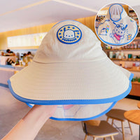 
                  
                    Bubble kids sun hat UPF50 with detachable neck flap - beige kids sun hat with neck flap, for beach and waterside play
                  
                