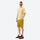Lightweight quick-dry outdoor wear with tear-resistant fabric - olive shorts with yellow tee, for warm-weather trekking