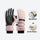 Kids' snow gloves and mittens for winter sports - kids snow gloves with zip pocket, for winter mountain trips