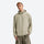 Ultra-light breathable sun protection pullover - khaki green featherlight sun jacket on men, for cycling and commuting