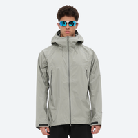 
                  
                    Men's breathable hardshell snowboard jacket with vents - light gray hardshell jacket, for resort and backcountry days
                  
                