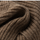 Fine 18.5 micron merino wool hooded neck warmer - camel knitted merino wool balaclava, for hiking and trail walking