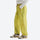 Breathable water-repellent trekking pants with vents - lime green pants with cream top, for trail and mountain walks
