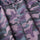 Unisex lightweight softshell outdoor pants - purple camo, camo fabric close-up detail, for hiking and travel