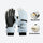 Kids' snow gloves with arctic fleece lining - kids snow gloves with zip pocket, for resort ski days