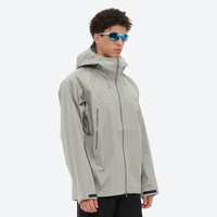 
                  
                    Men's 3L hardshell ski jacket 20K waterproof 15K breathable - light gray hardshell jacket, for cold-weather winter sports
                  
                
