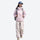 Women's waterproof hardshell rain jacket with vents - pink hardshell jacket, for travel and daily commute