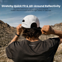 
                  
                    Aero featherlight running cap only 38g - white featherlight running cap on men adjusting back, for travel and city walks
                  
                