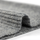 Cocoon 100 percent merino wool knitted balaclava - gray knitted merino wool balaclava, for daily commute and office