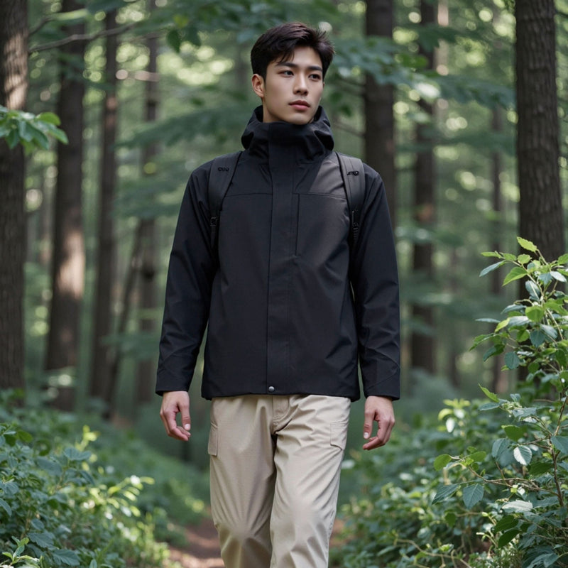 Unisex 3M Thinsulate insulated softshell jacket - black softshell jacket, for cold-weather outdoor wear