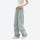 Women's zip-off convertible hiking pants - light blue zip-off hiking pants with white top, for warm-weather trekking