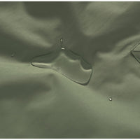
                  
                    Breathable 2-layer colorblock ski jacket with suspender bibs - olive green bib pants, for resort and backcountry days
                  
                