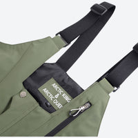 
                  
                    Unisex waterproof 2L snow jacket and bib pants - olive green bib pants, for resort and backcountry days
                  
                