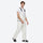 Breathable 2-layer colorblock ski jacket with suspender bibs - white bib pants, for resort and backcountry days