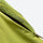 Breathable water-repellent trekking pants with vents - lime green, thigh zip vent close-up detail, for hiking and trekking