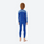 Kids' breathable pure merino wool top and pants set - blue kids merino wool base layer suit, for kids skiing and snowboarding