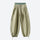Breathable knit trail pants with cuffed hem - olive green knit cargo pants, front product view, for hiking and trail walking