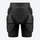 ESA impact protection gear for snow sports - black impact protection shorts, for skate and ski park sessions