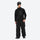 Soft warm fleece liner jacket for cold days - black fleece liner jacket on men with helmet, for layering under shell jackets