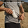 Ultralight packable running cap with reflectivity - featherlight running cap stuffed into pocket on men