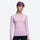 Soft merino wool baselayer with temperature control - lavender merino wool baselayer long-sleeve on women